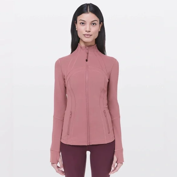 NWOT | LULULEMON DUSTY MAUVE PINK CLAY DEFINE NULU JACKET SIZE 4 - Picture 1 of 10